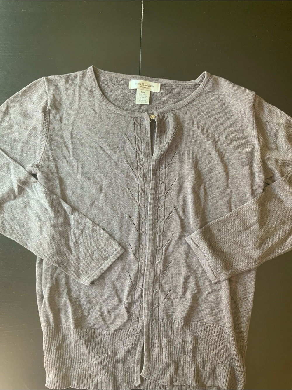 Iris Singer Knitwear Cable Knit Cardigan